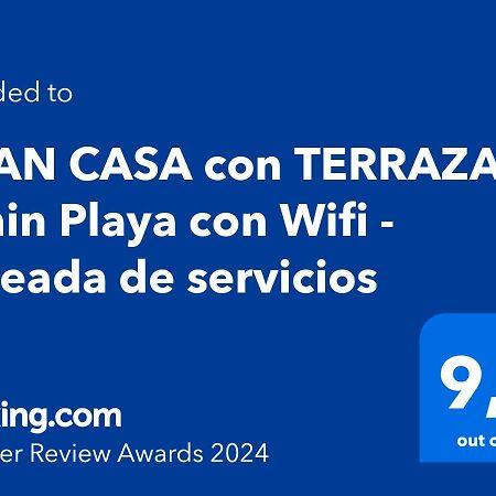 Gran Casa Con Terraza A 3 Min Playa Con Wifi - Rodeada De Servicios Roquetas de Mar Exterior photo